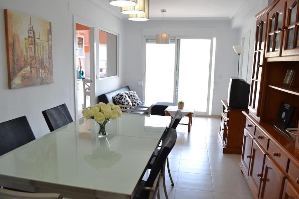 Apartamento Junto A Playa Y Cerca De Campo De Golf El Perellonet Kültér fotó